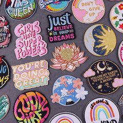 Bügelaufkleber - Power Schrift