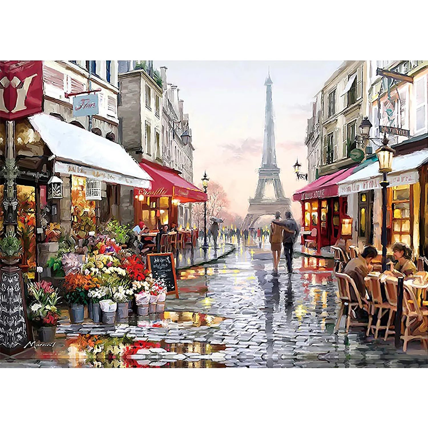 1000 Teile Puzzle - Küchen-Katze