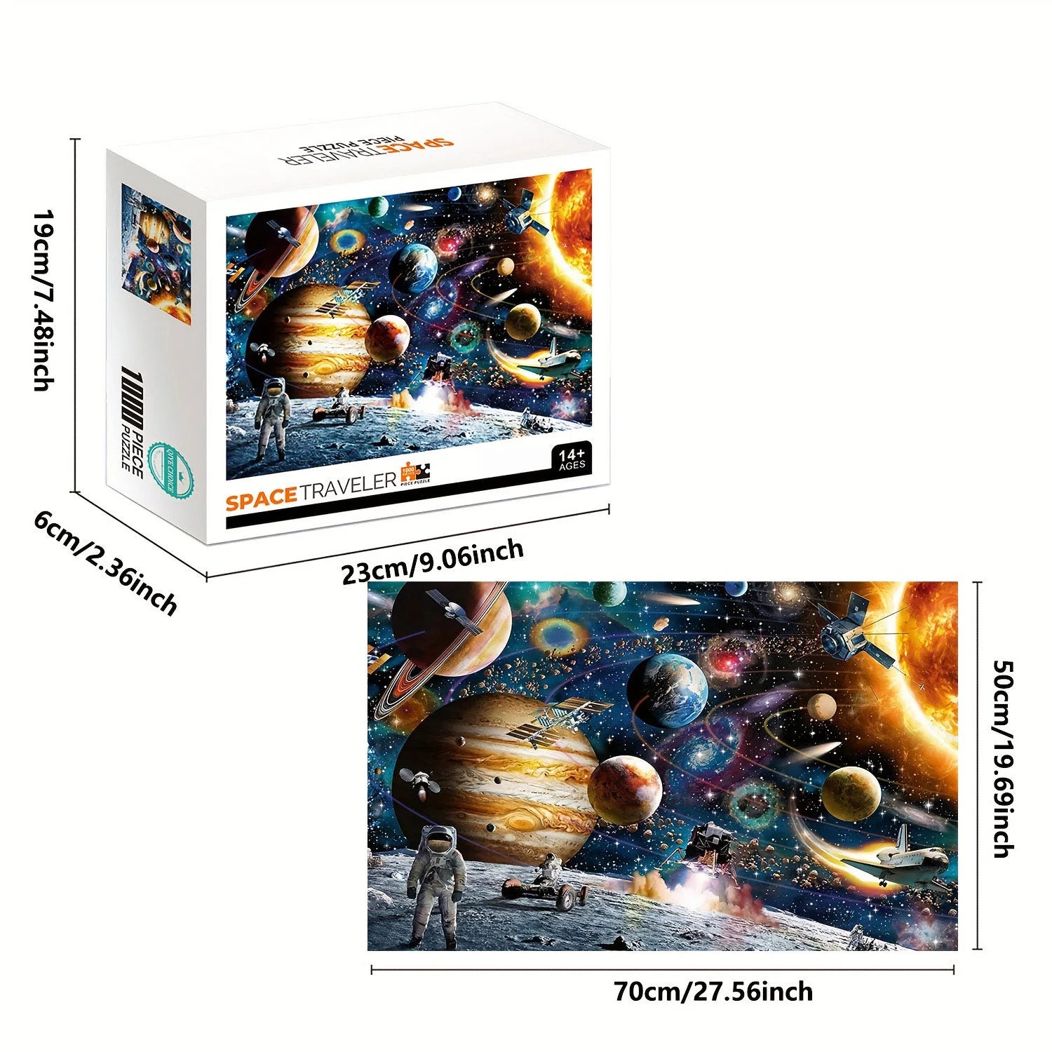 1000 Teile Puzzle - Weltraumreisender