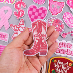 Bügelaufkleber - Pink