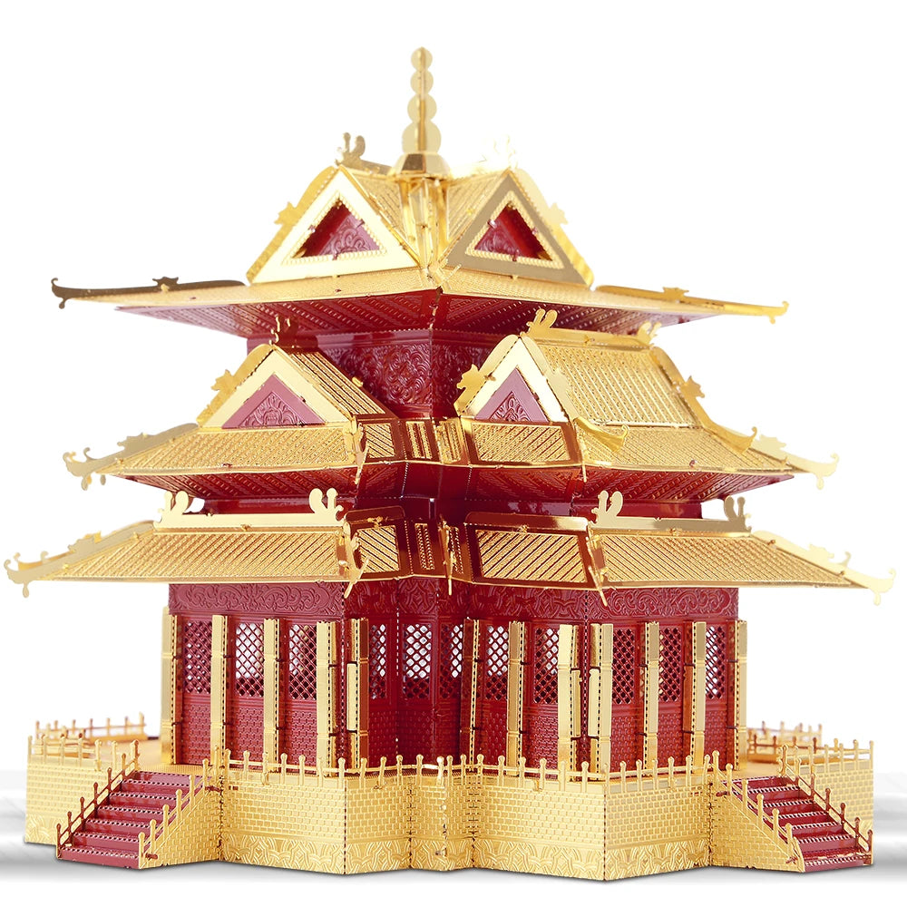 3D Metall-Puzzle - Chinesische Gebäude