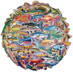 Sticker-Set - Transparente Fische (10/30/50 Stück)