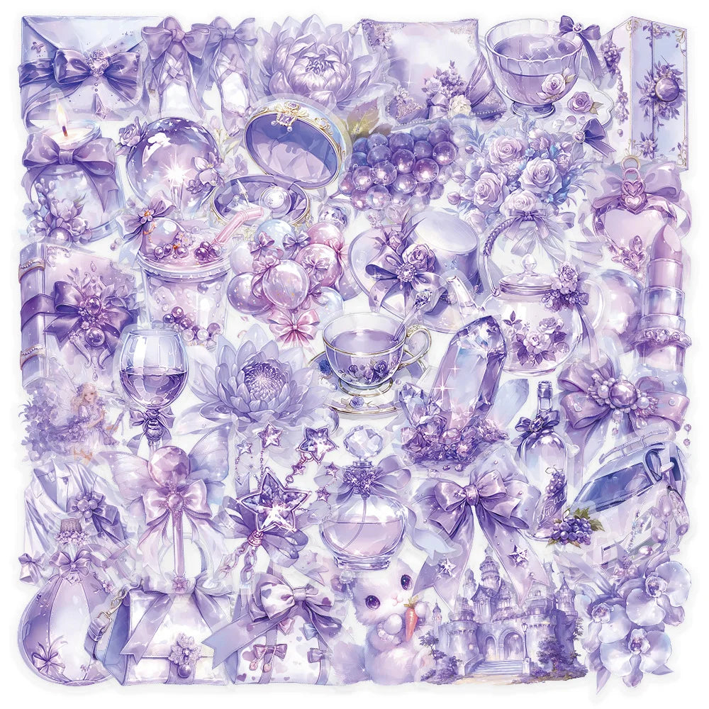 Sticker‑Set - Lila Traum‑Sticker (10‑50 Stk.)