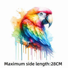 Bügelaufkleber - Regenbogenvögel