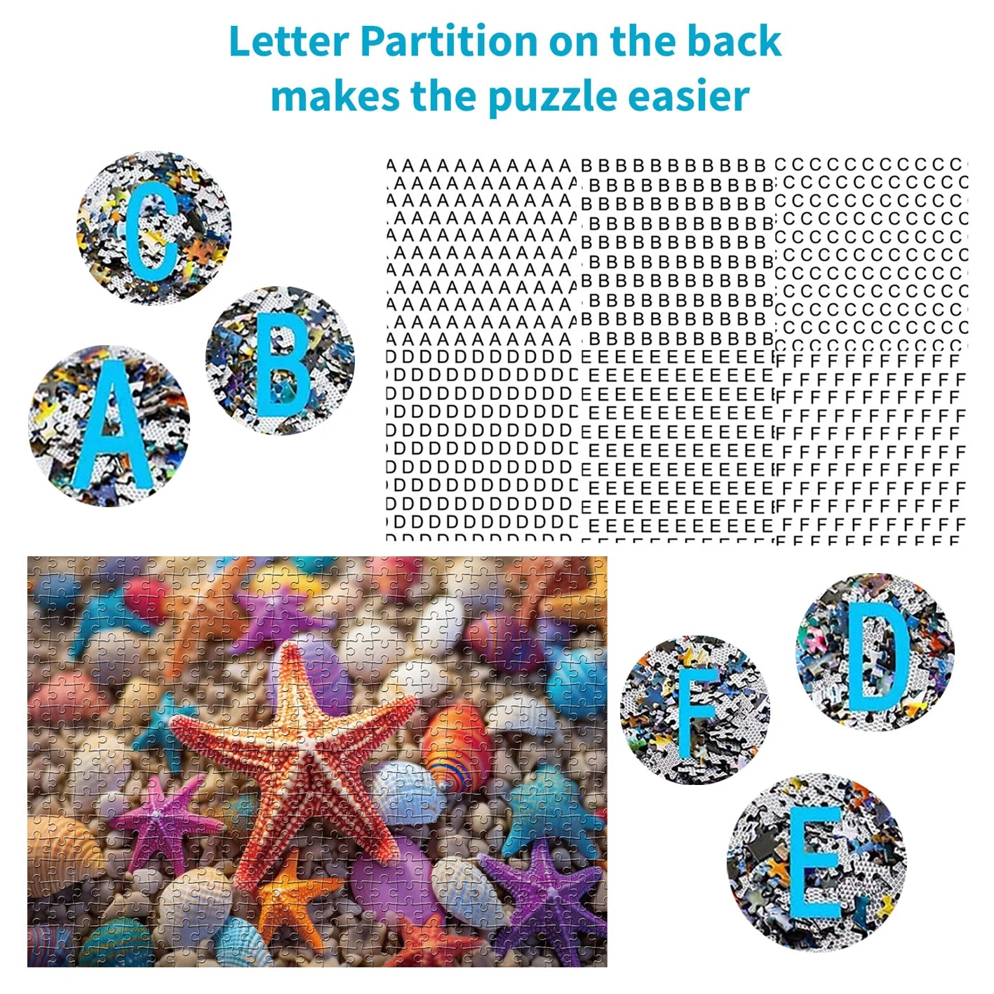 1000 Teile Puzzle - Farbverlauf Mandala