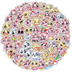 Sticker-Set - Kawaii Katzen (10/30/70 Stück)