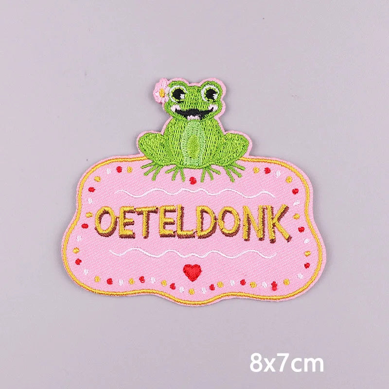Bügelaufkleber - Frosch