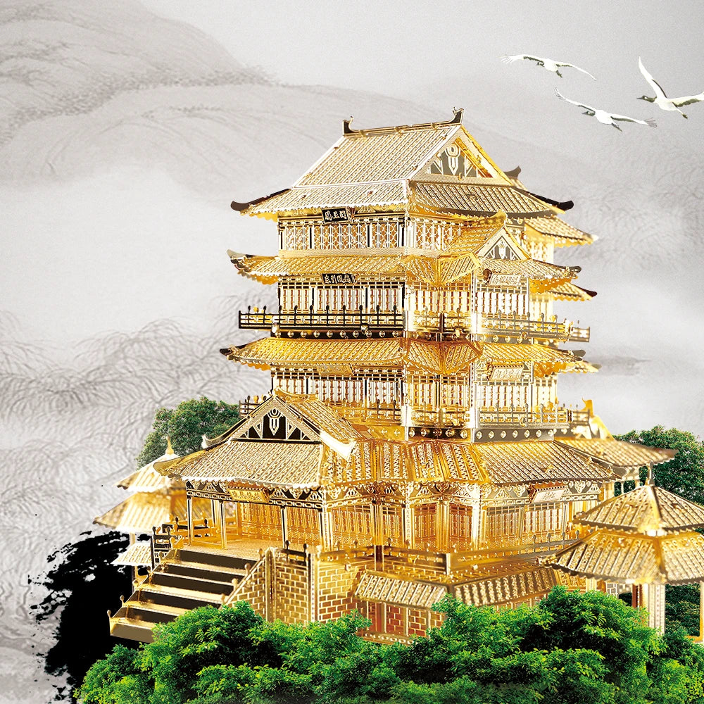 3D Metall-Puzzle - Tengwang Pavillon