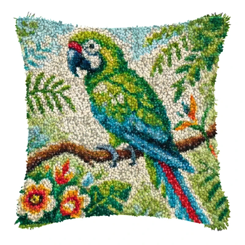 Knüpfset - Blumen für Kissen