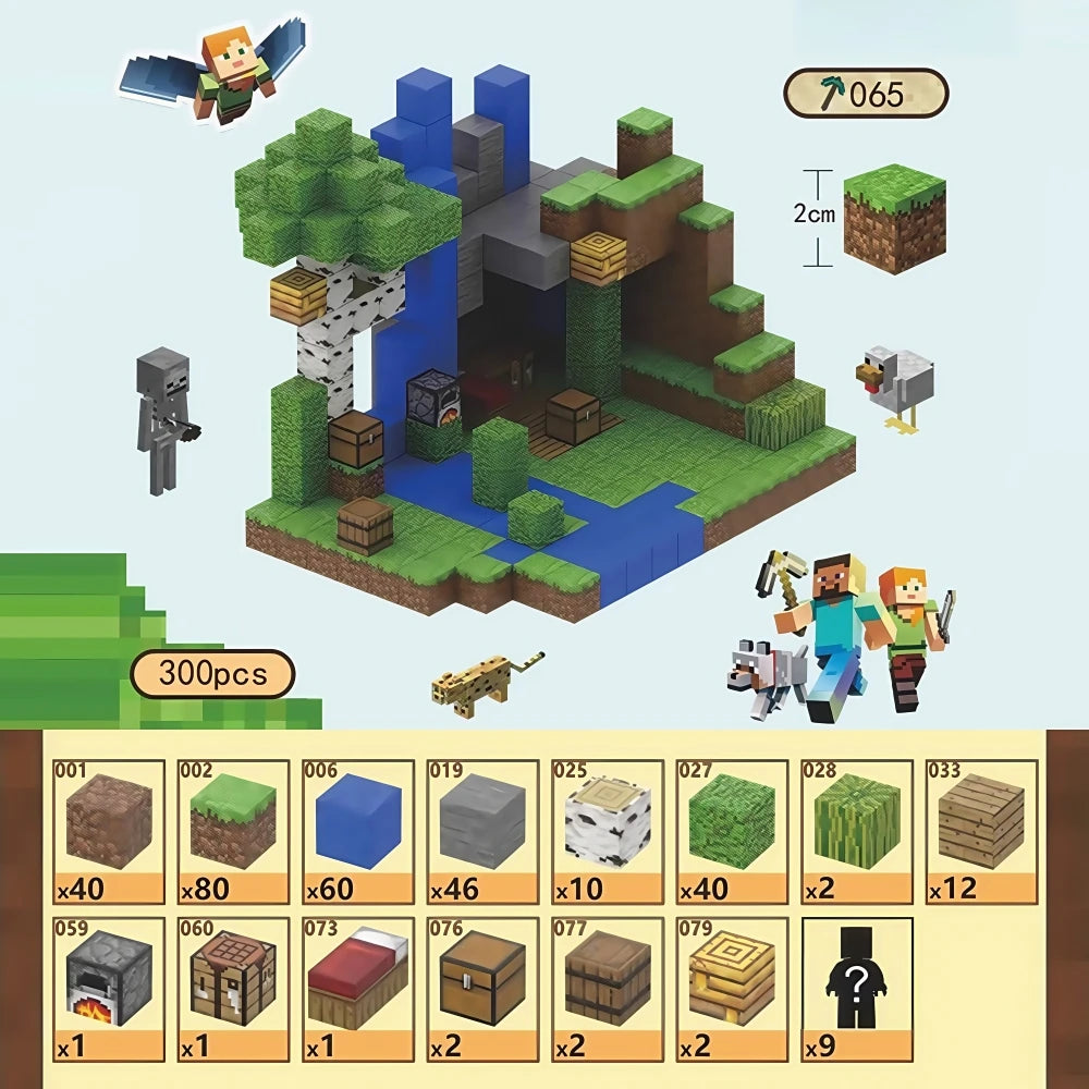 Magnetische Bausteine - DIY‑Magnet‑Welt Klassenzimmer‑Set