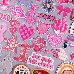 Bügelaufkleber - Pink