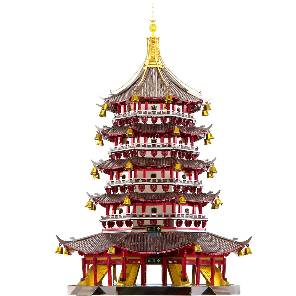 3D Metall-Puzzle - Chinesische Gebäude