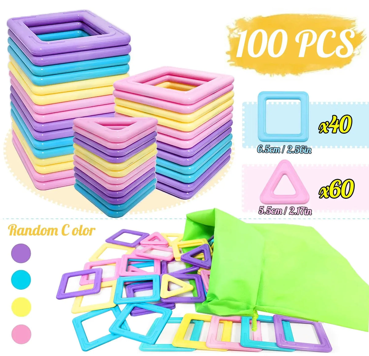 Magnetbausteine - Designer-Set für Kinder