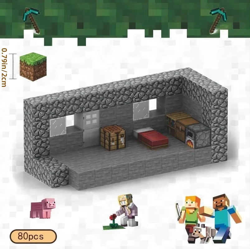 Magnetische Bausteine - Berühmte Szenen Architektur‑Set