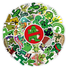 Sticker-Set - Lustige Kakteen (10/30/53 Stück)