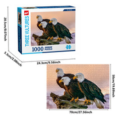 1000 Teile Puzzle - Drei Geier