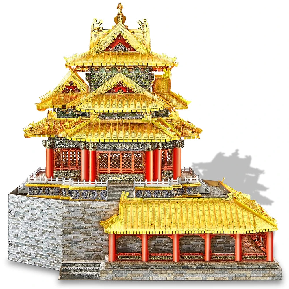 3D Metall-Puzzle - Chinesische Gebäude