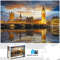 1000 Teile Puzzle - London bei Nacht