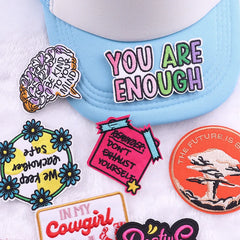 Bügelaufkleber - Power Schrift