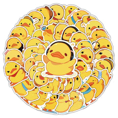 Sticker-Set - Gelbe Enten (10/30/50 Stück)
