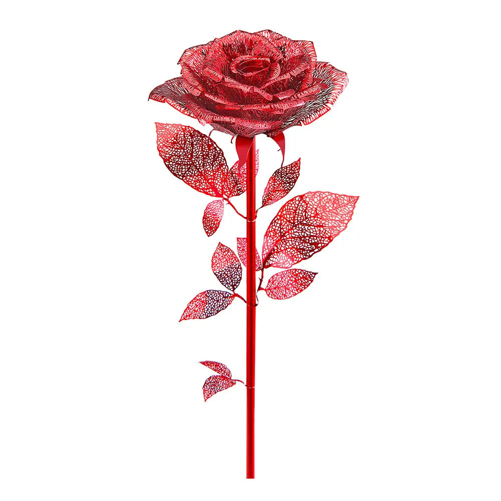 3D Metall-Puzzle - Goldene Rose