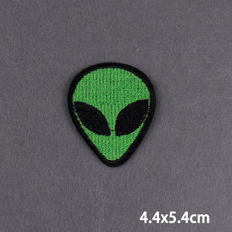 Bügelaufkleber - Alien