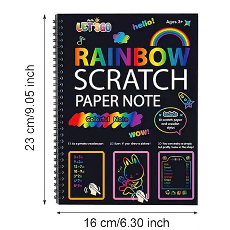 Kratzbild-Set - 16×23cm für Kinder