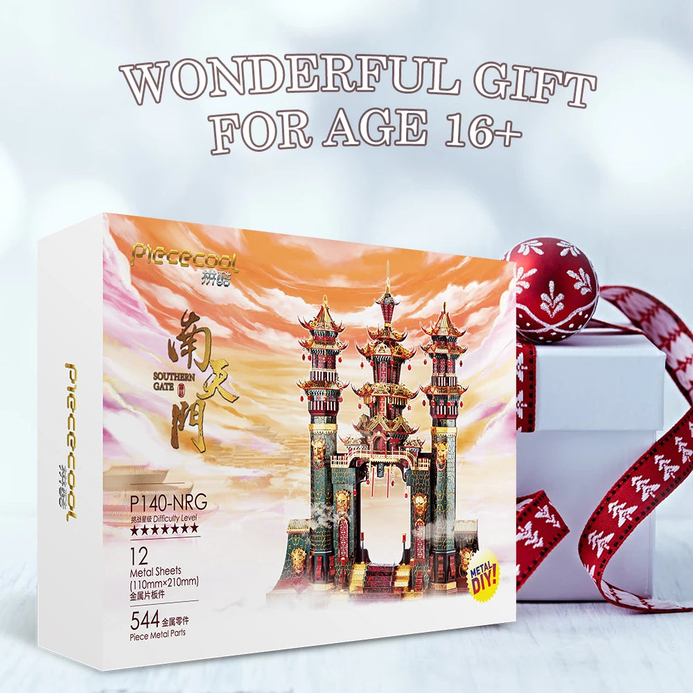 3D Metall-Puzzle - Südliches Tor
