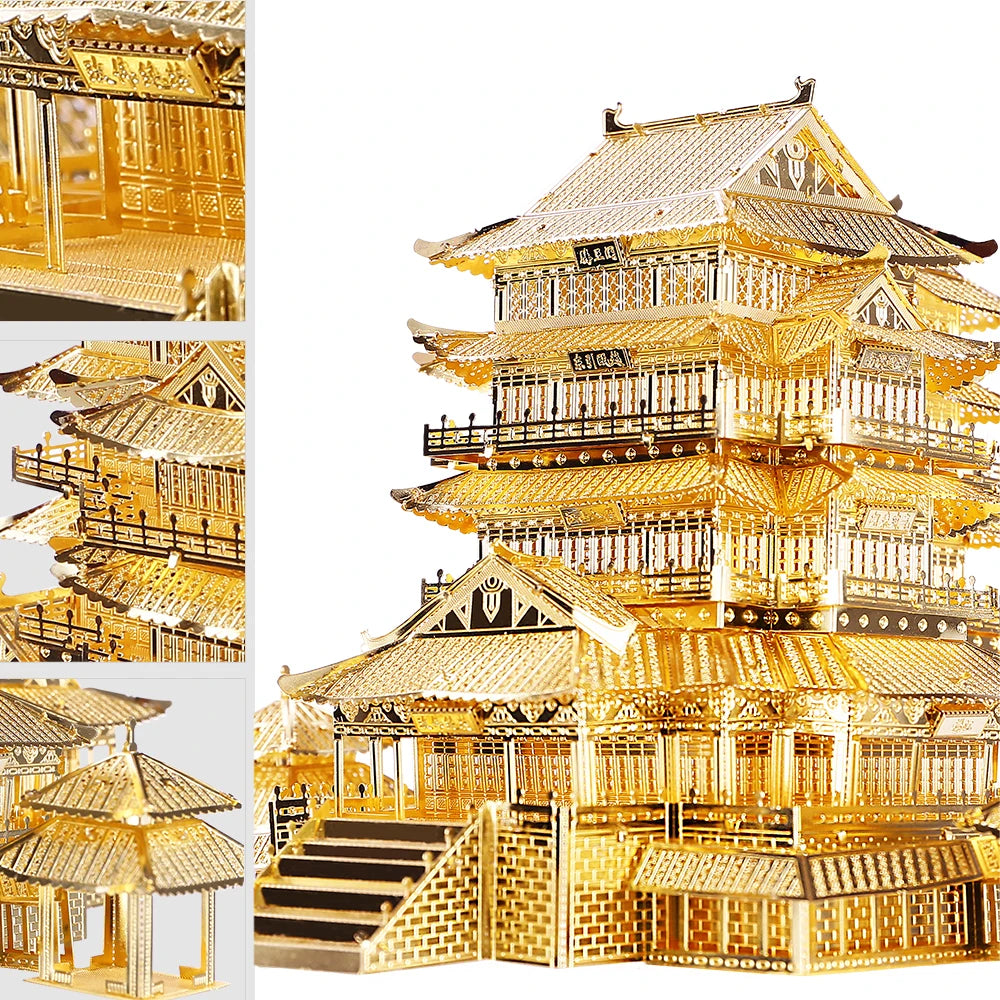 3D Metall-Puzzle - Tengwang Pavillon