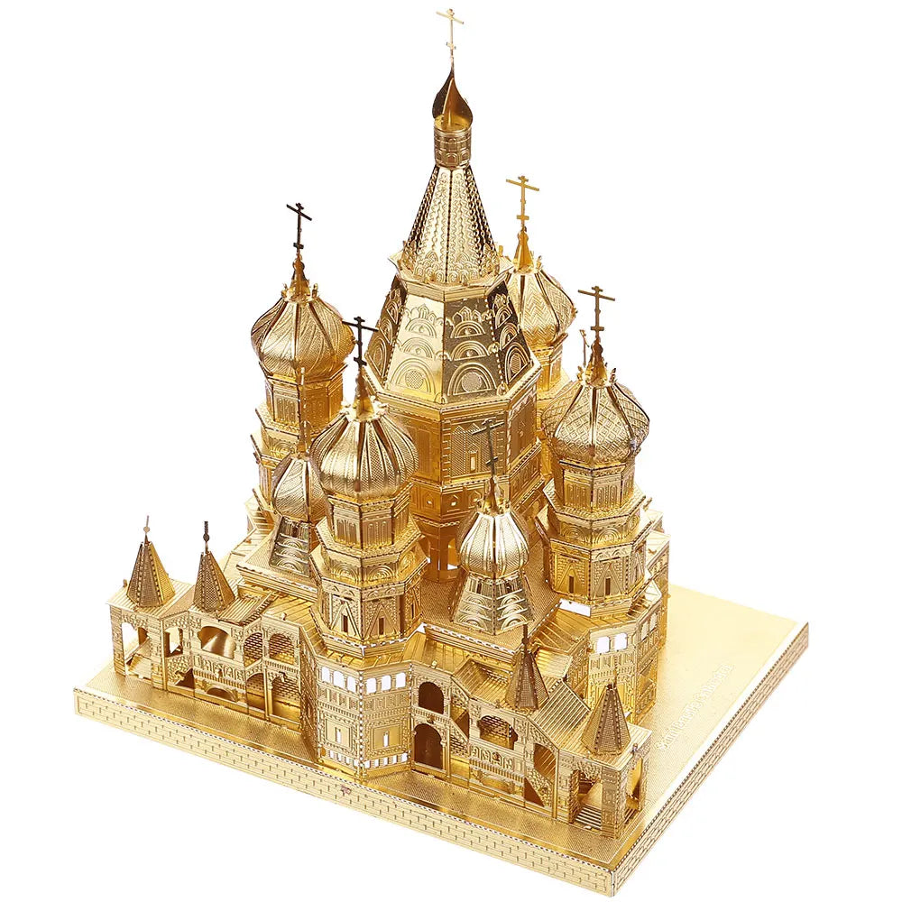 3D Metall-Puzzle - Basilius-Kathedrale