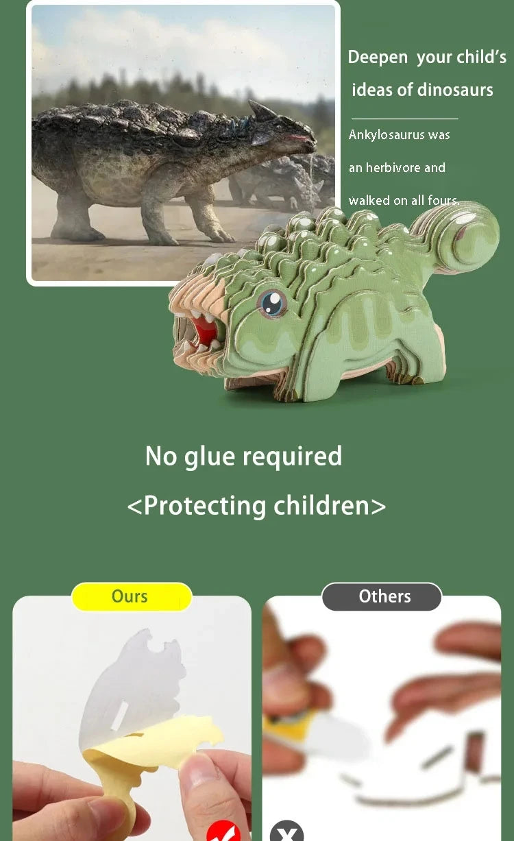 3D Puzzle - Jurassic Dinosaurier