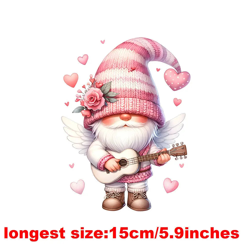 Bügelaufkleber - 15cm Herzelf