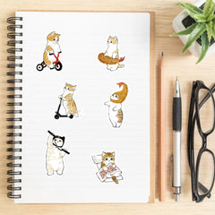 Sticker-Set - 64 Katzen