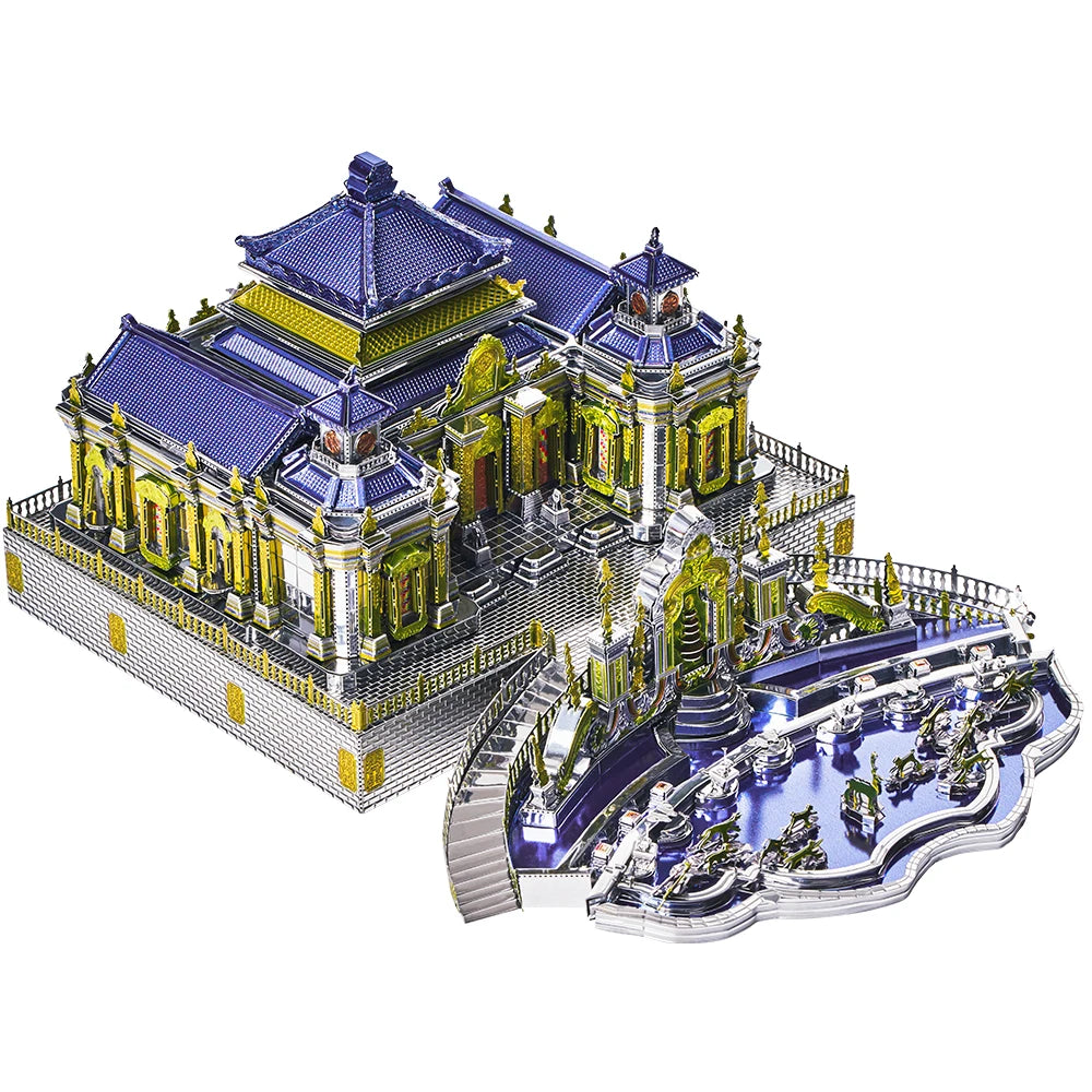 3D Metall-Puzzle - Chinesische Gebäude