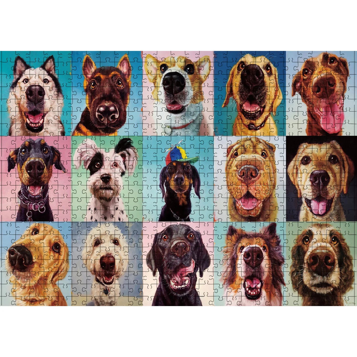 1000 Teile Puzzle - Frohe Weihnachten