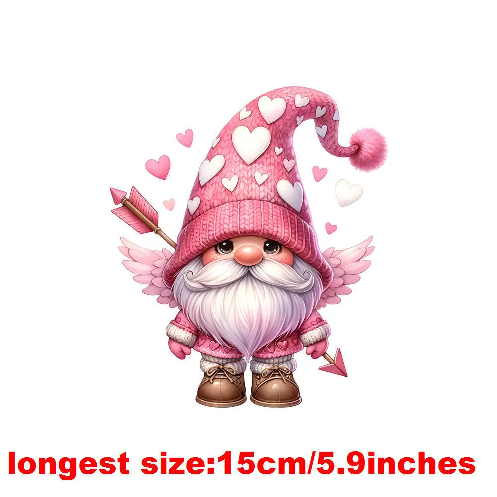 Bügelaufkleber - 15cm Herzelf
