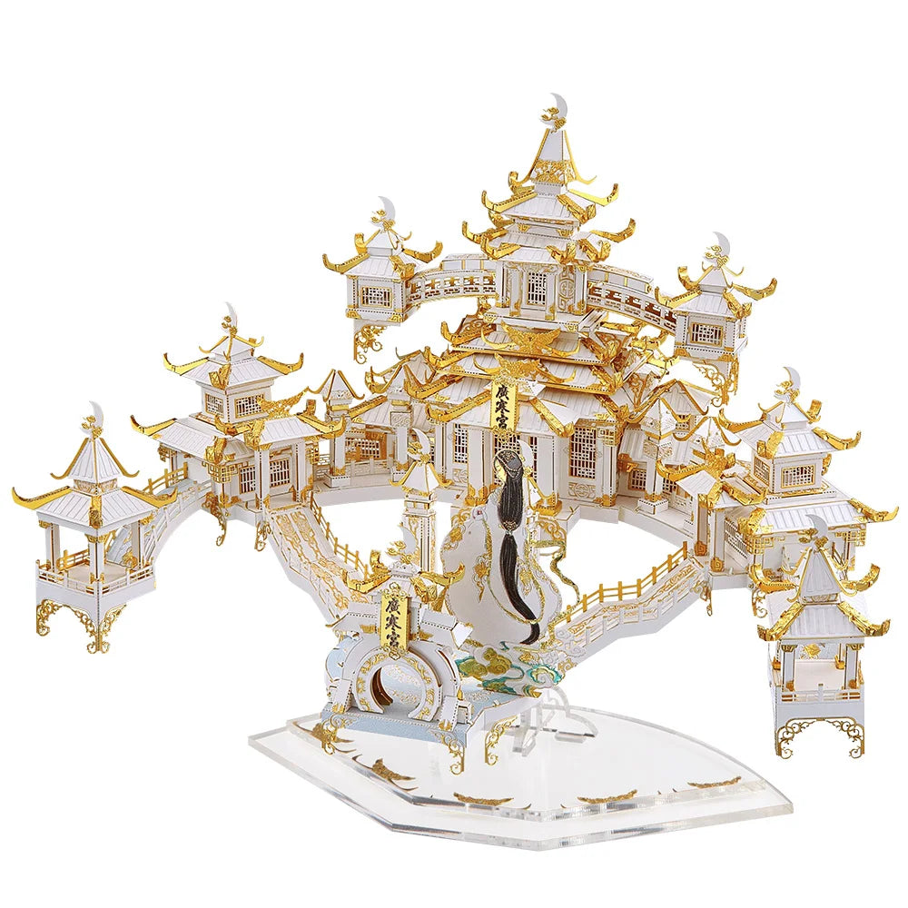 3D Metall-Puzzle - Chinesische Gebäude