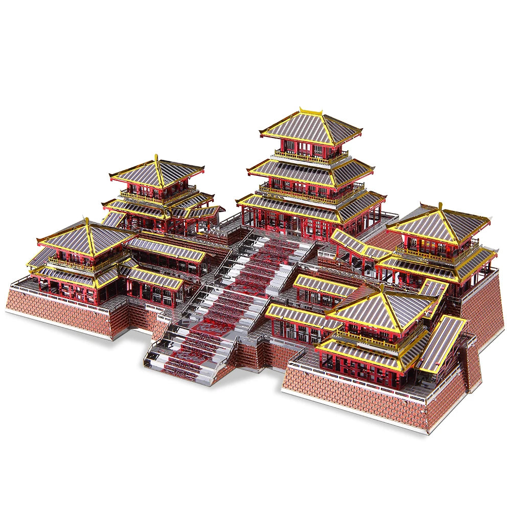 3D Metall-Puzzle - Chinesische Gebäude