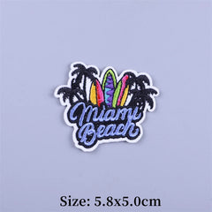 Bügelaufkleber - Strandlandschaft