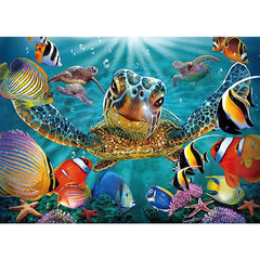 1000 Teile Puzzle - Riesenschildkröte