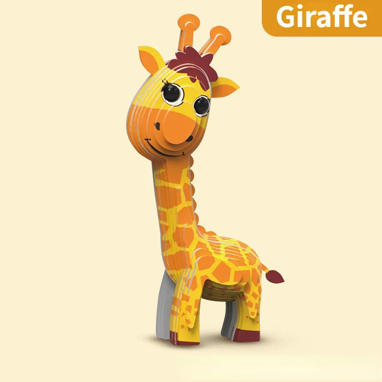 3D Puzzle - Kindergarten Tiere