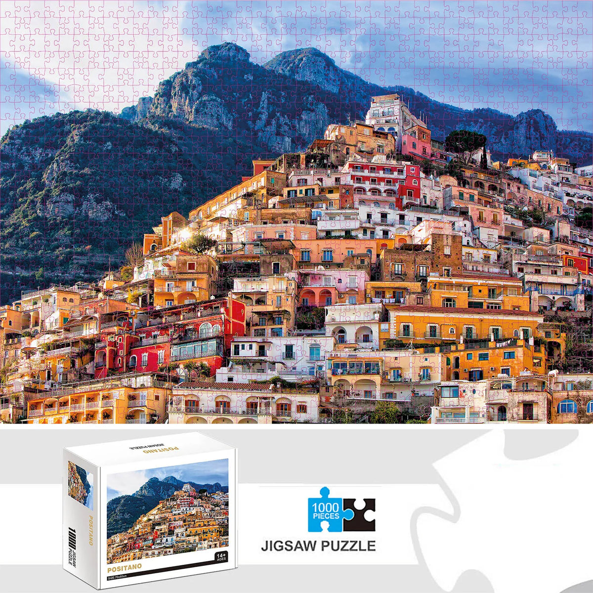 1000 Teile Puzzle - Positano