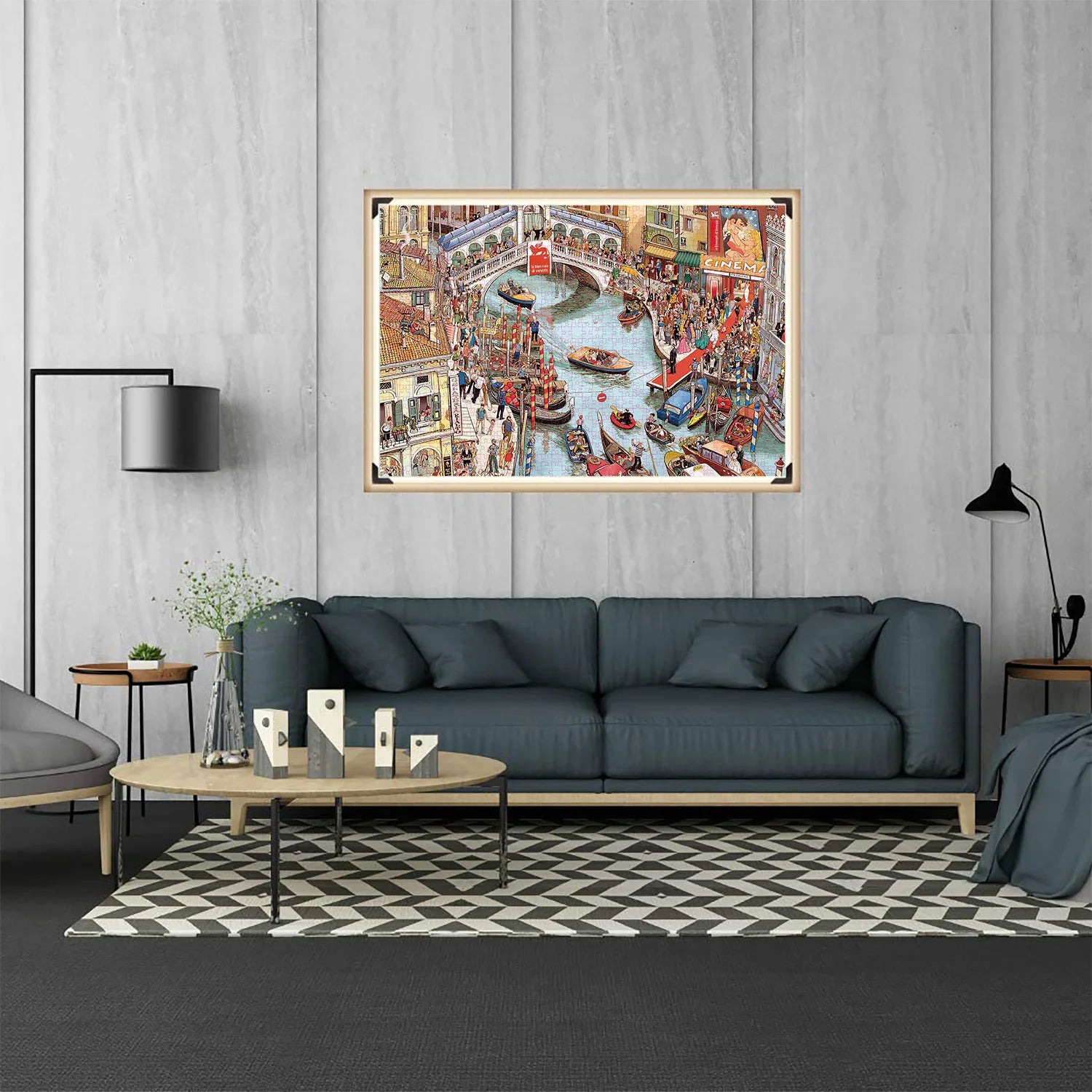 1000 Teile Puzzle - Ägäisches Meer