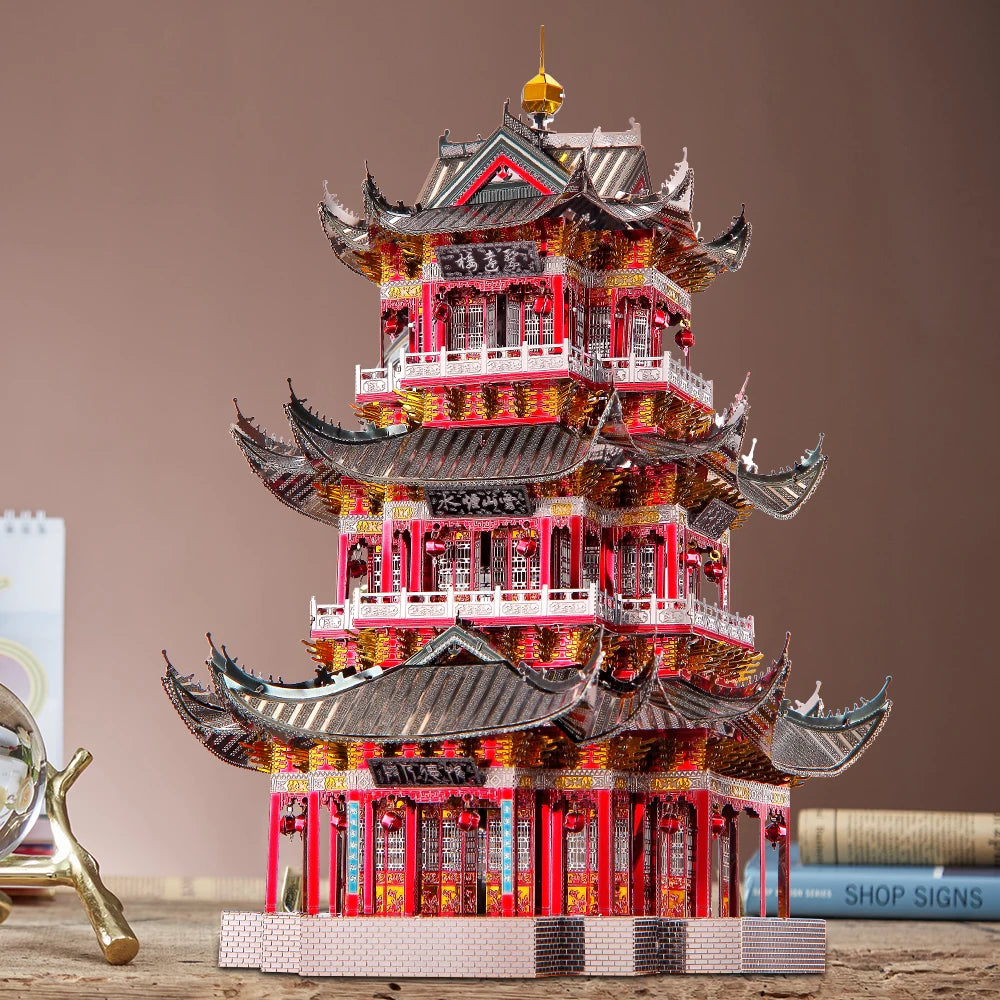 3D Metall-Puzzle - Chinesische Gebäude