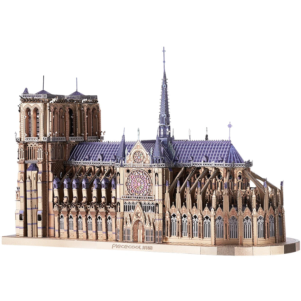 3D Metall-Puzzle - Notre Dame