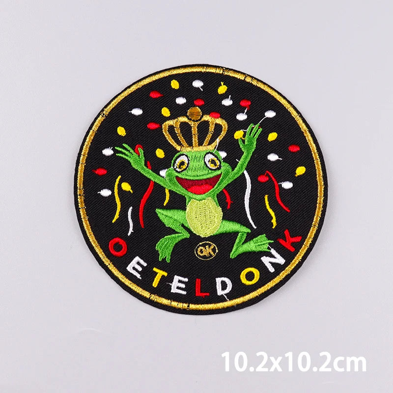 Bügelaufkleber - Frosch