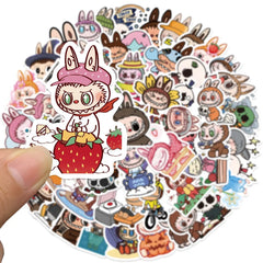 Sticker-Set - 50 Labubu Cartoon