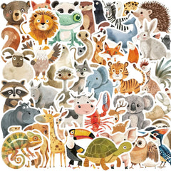 Sticker-Set - 50 Kinderbuch-Tiere