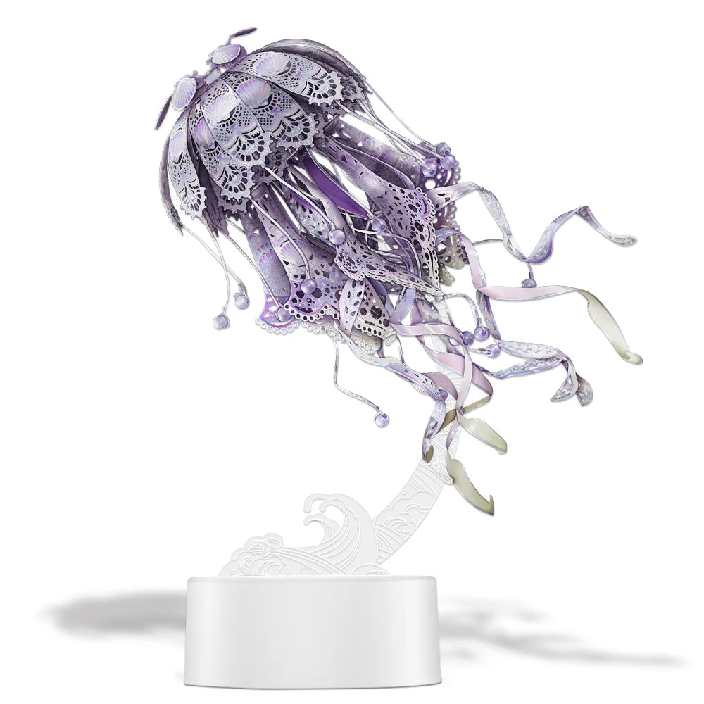 3D Metall-Puzzle - Bunte Qualle