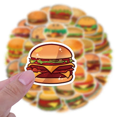 Sticker‑Set - Hamburger Meme‑Sticker (10‑55 Stk.)